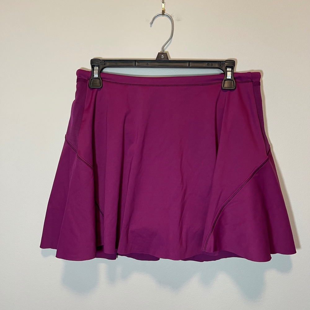 Athleta Match Point Skort Magenta Purple Athletic Tennis Golf Skirt Small
